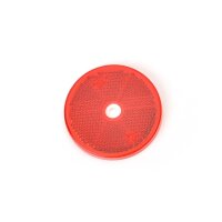 Rückstrahler Ø 60 mm rot