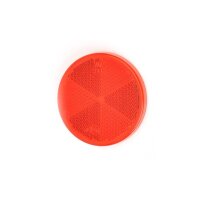 Rückstrahler Ø 60 mm rot