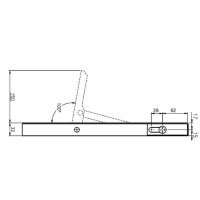 ALU Einfassverschluss, Höhe 405, rechts, 100°