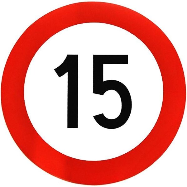 Folie selbstklebend 15 km/h