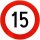 Folie selbstklebend 15 km/h
