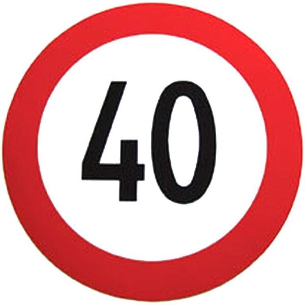 Folie selbstklebend 40 km/h