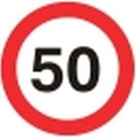 Folie selbstklebend 50 km/h