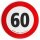 Folie selbstklebend 60 km/h voll reflektierend