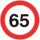 Folie selbstklebend 65 km/h