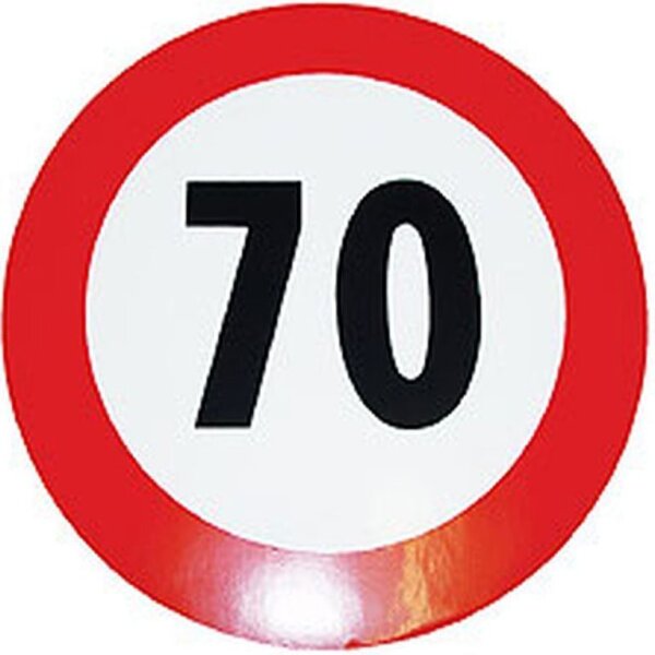 Folie selbstklebend 70 km/h
