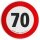 Folie selbstklebend 70 km/h voll reflektierend