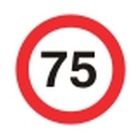 Folie selbstklebend 75 km/h