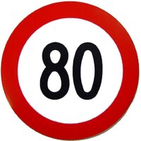 Folie selbstklebend 80 km/h