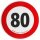 Folie selbstklebend 80 km/h voll reflektierend