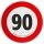 Folie selbstklebend 90 km/h voll reflektierend