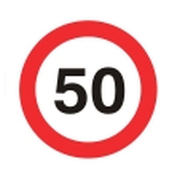 Folie 50 km/h  Ø 100mm