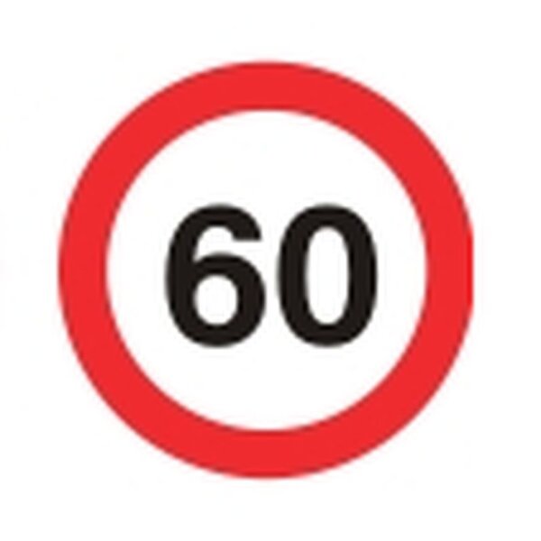 Folie 60 km/h  Ø 100mm