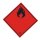 Flammenschild Nr. 3 selbstklebend