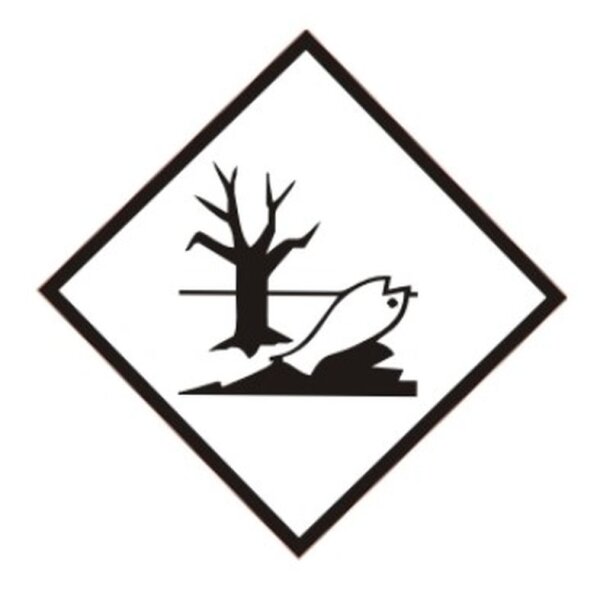 Selbstklebefolie" Umweltgefährlich“ 100 x 100mm