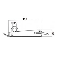 Exzenterverschluss mit Rundbügel