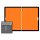 Gefahrentafel klappbar 400 x 300mm, ADR/GGVS mit Tasche