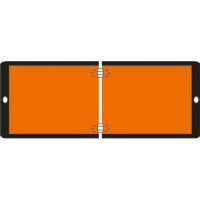 Gefahrentafel klappbar 120 x 300mm, ADR/GGVS