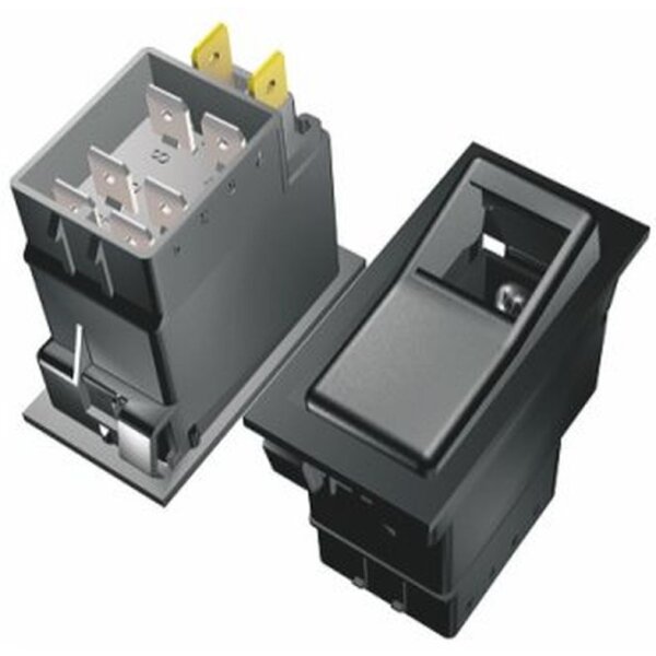 Fensterheber mit Funktionsbeleuchtung  1 >  0 <  2  / 12V