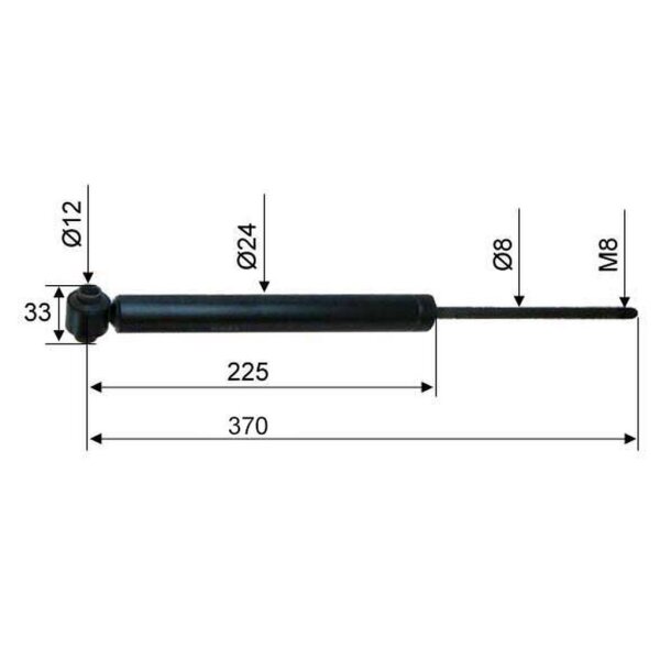 Auflaufdämpfer Hahn 1500kg