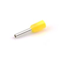 Ader-Endhülsen isoliert 1.0mm²   gelb