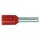Ader-Endhülsen isoliert 1.5mm²  rot