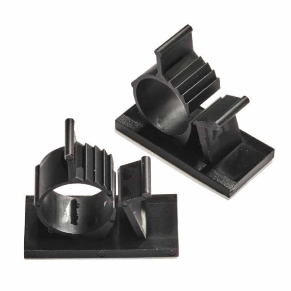 Kabelhalter selbstklebend, verstellbar, Ø 12,6-15,4