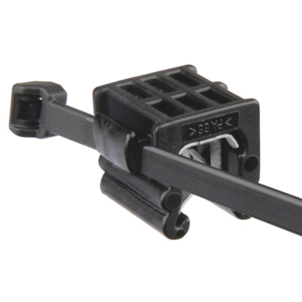 Edge Clips 3.0 - 6.0 mm, schwarz, Kabelb. 4.8mmx200mm