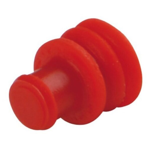 Einzel-Leiter - Blindstopfen rot 5.9-6.1mm²
