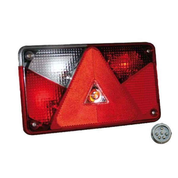 Schlussleuchte Multipoint V (4)  links 8-pol (24-8550-007)