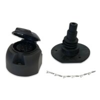 Steckdose 13-pol Kunststoff mit 2 Microschalter 12V