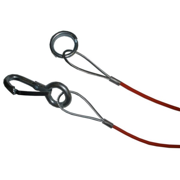 Abreissseil 1500mm Federhaken / Ring