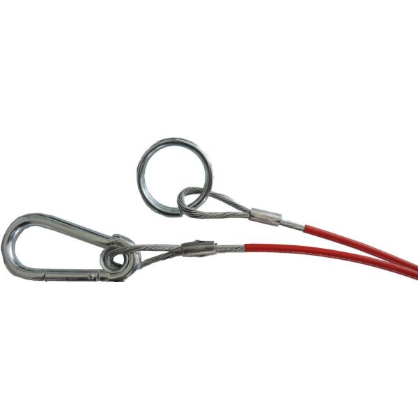 Abreissseil 1200mm Karabiner / Ring