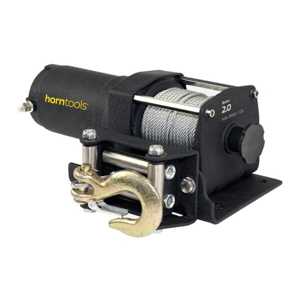 Elektroseilwinde 24V   907kg  Zugkraft