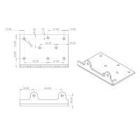 Elektroseilwinde 24V   907kg  Zugkraft