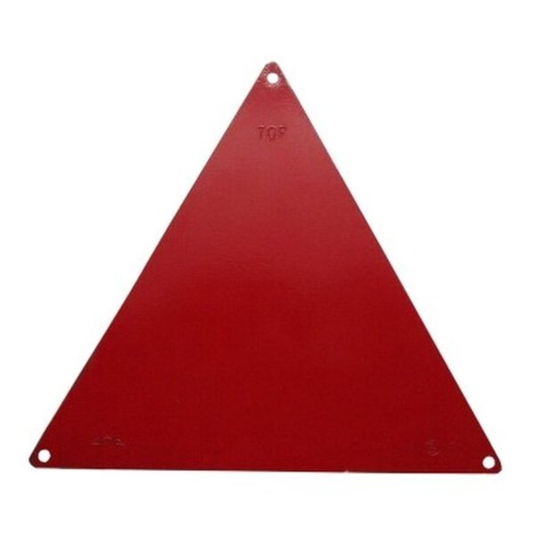 Rückstrahler ALU rot mit 3 Loch zum schrauben