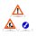 Triopan Faltsignal 90cm   3-seitig  1x Baustelle