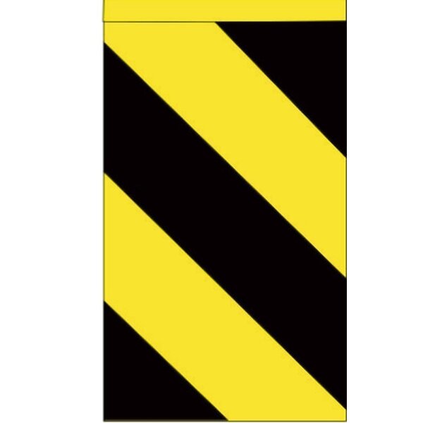 Warnflagge für Hebebühne rechts