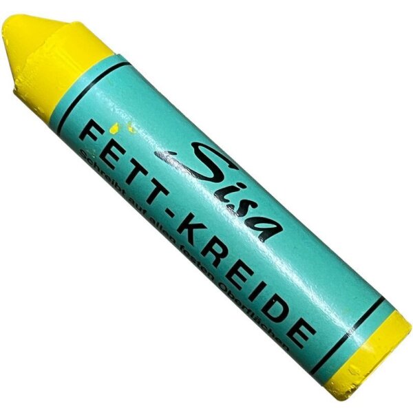 Signierkreide, gelb,  1 Pack = 12 Stück