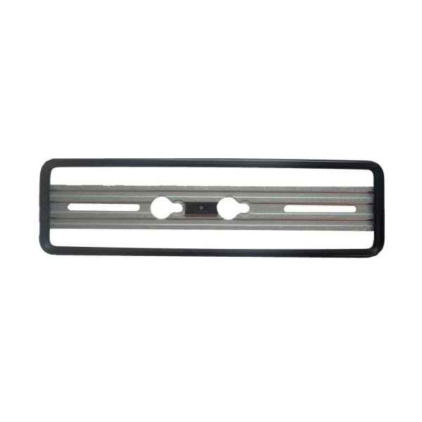Nummernrahmen Quick-fix, schwarz, Aluminium eloxiert