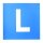 L - Schild mit Vollmagnet