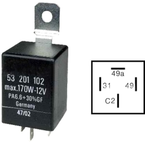 Blinkautomat (8) elektronisch 12V / 170 Watt
