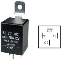 Blinkautomat (8) elektronisch 12V / 170 Watt