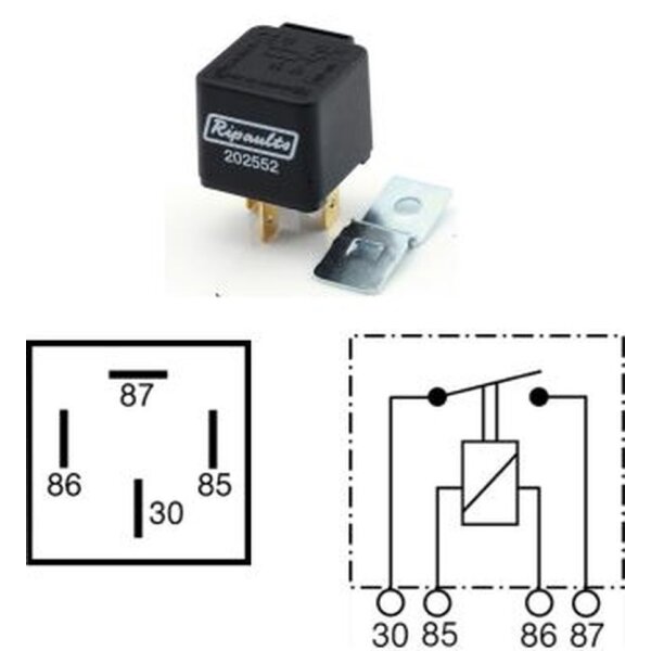 Mini, Schliesser Relais 111, 12V / 40A