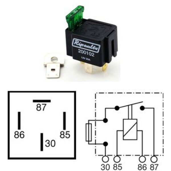 Mini, Schliesser Relais 216, 24V / 20A
