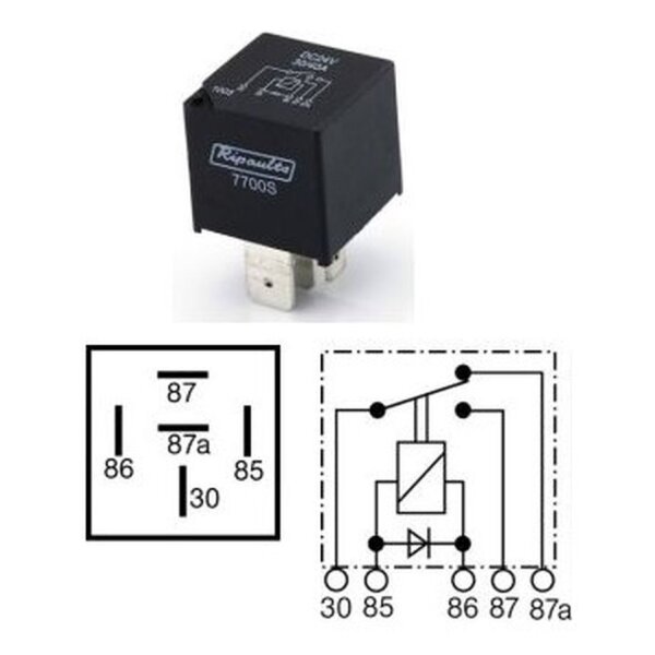 Mini, Hochleistungs Relais 283, 24V / 40A
