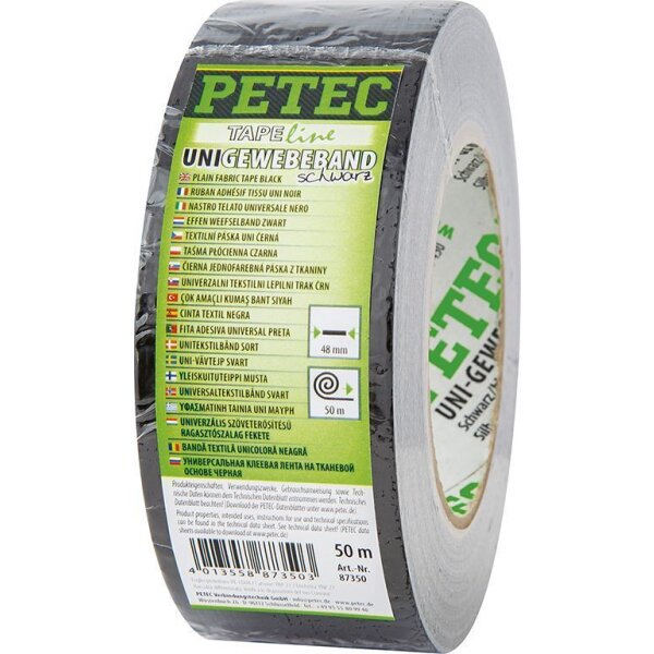 Uni-Gewebeband, L: 50 m, B: 48 mm