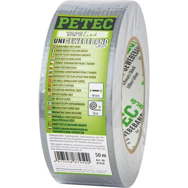 Uni-Gewebeband, L: 50 m, B: 48 mm