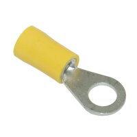 Quetschverb. 4.0 - 6.0 mm², M6 gelb, DIN/ISO 46237