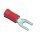 Quetschverbinder, 0.5 - 1.0 mm², M5 rot, DIN/ISO 46237